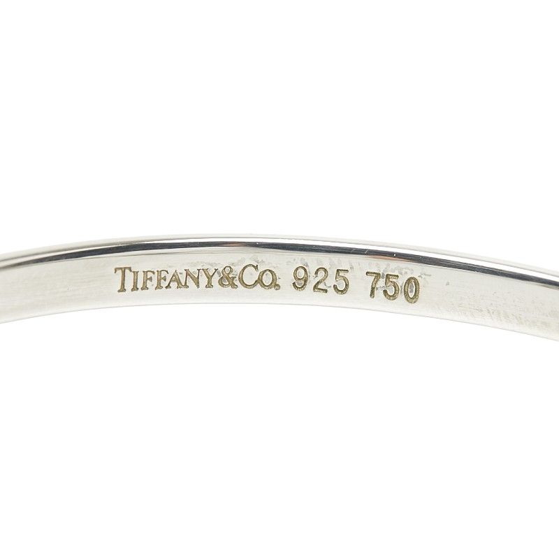 Tiffany & Co. Hook Eye Silver Gold 18K Yellow