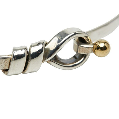 Tiffany & Co. Hook Eye Silver Gold 18K Yellow