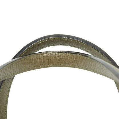 Loewe 2-Way Shoulder Bag Khaki Leather