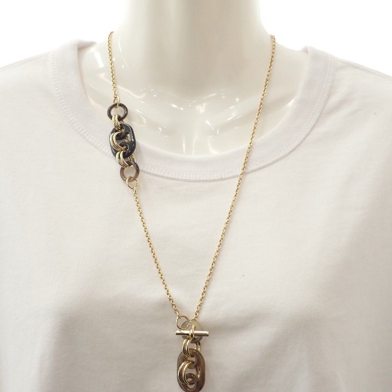 Hermes Pendant Yulidice PM Appraised Necklace Metal