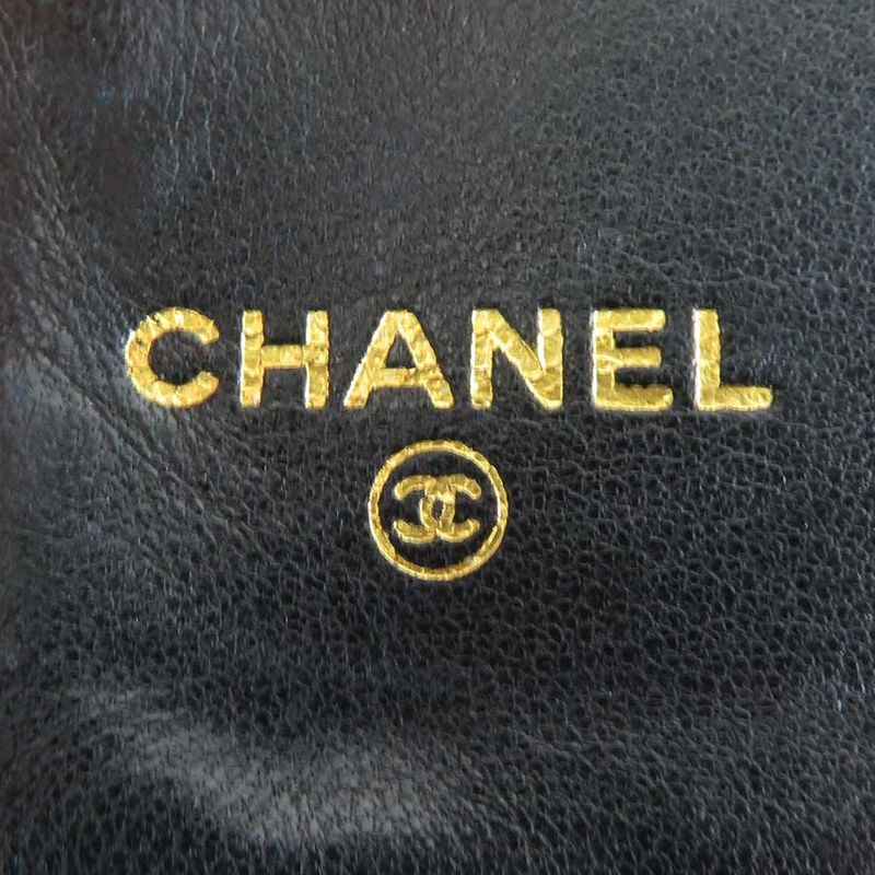 Chanel Bifold Wallet Leather Caviar