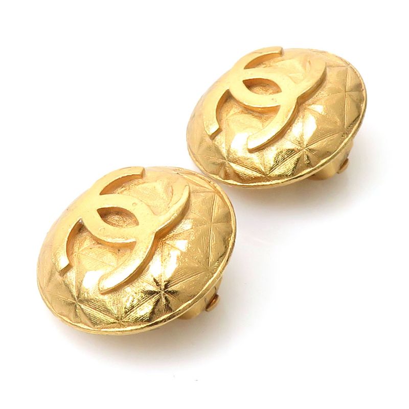 Chanel Earrings CC Logo