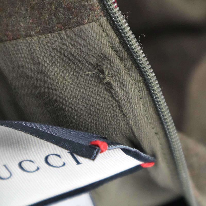 Gucci Wool Dress Khaki 36
