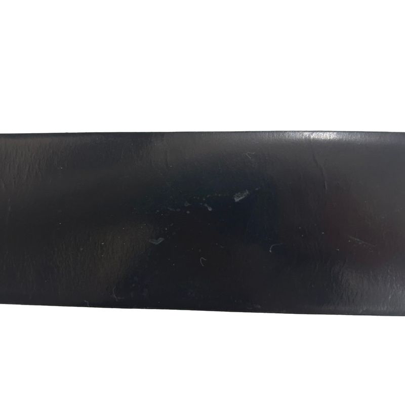 Celine Pelican Hook Buckle Leather Belt Black 30 75