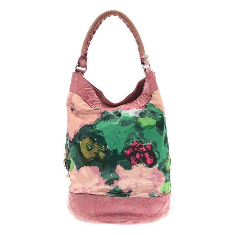 Balenciaga Giant 21 Bucket Bag Floral Pink