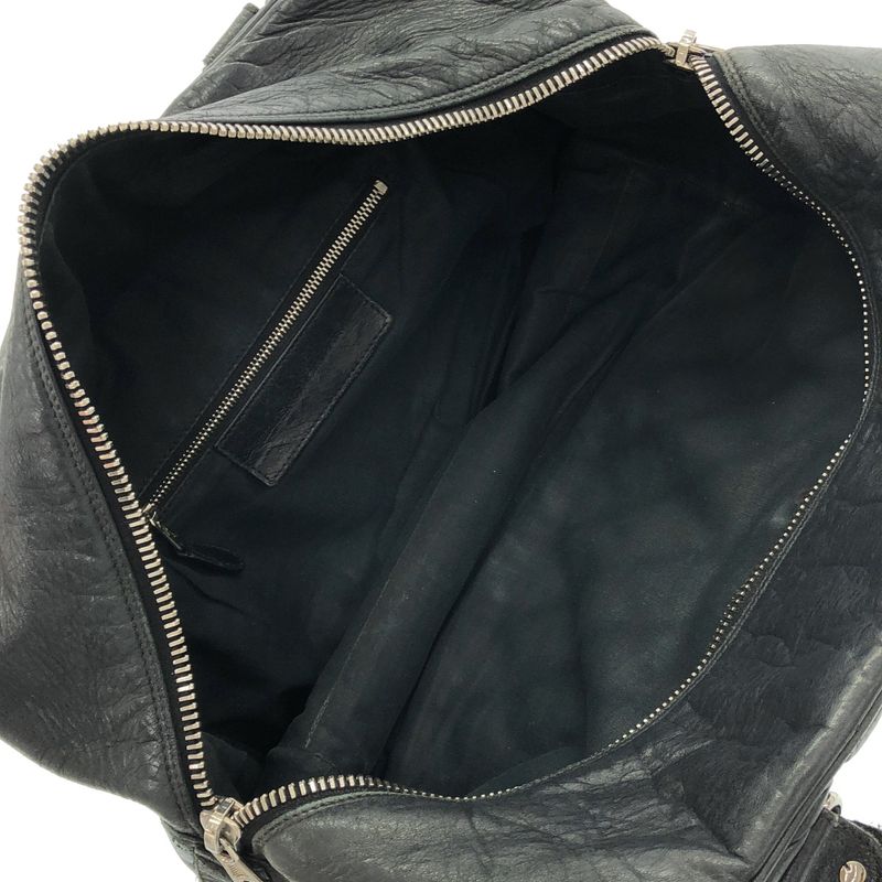 Balenciaga the Matelasse Quilted Leather Bag Black