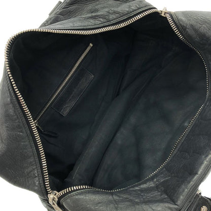 Balenciaga the Matelasse Quilted Leather Bag Black