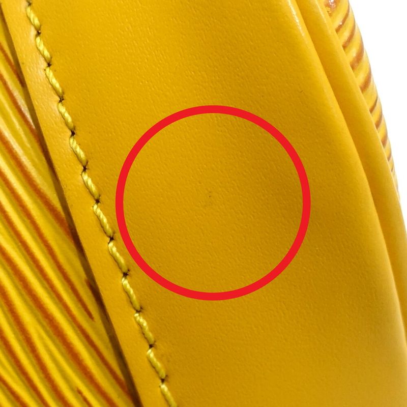 Louis Vuitton Alma PM Handbag 2-Way Epi Leather Yellow
