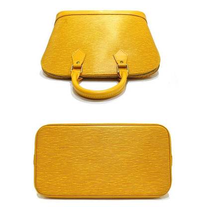 Louis Vuitton Alma PM Handbag 2-Way Epi Leather Yellow