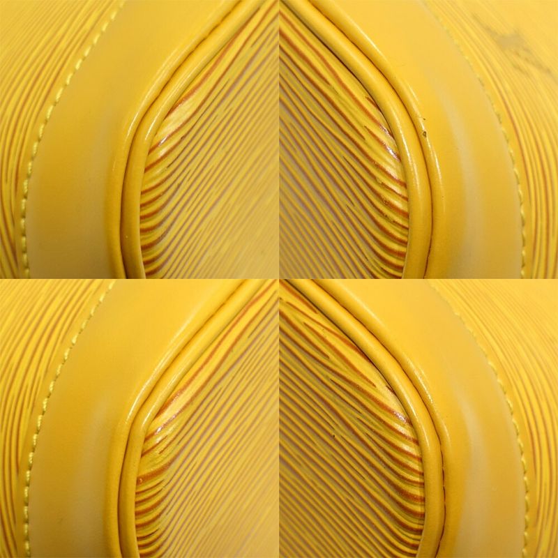 Louis Vuitton Alma PM Handbag 2-Way Epi Leather Yellow