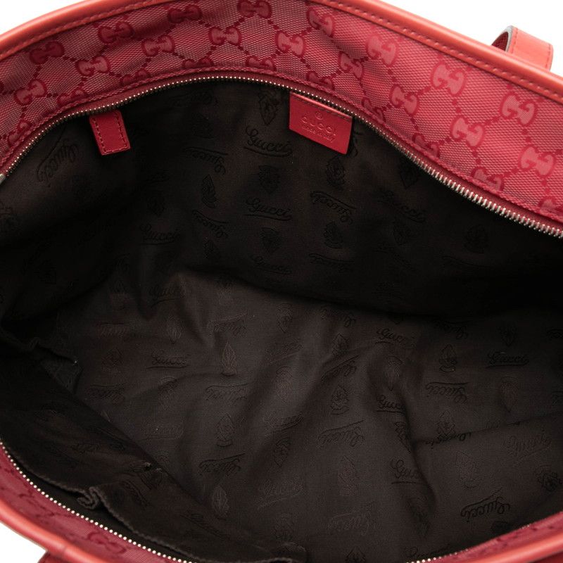 Gucci Ggimprime Red Pink Leather
