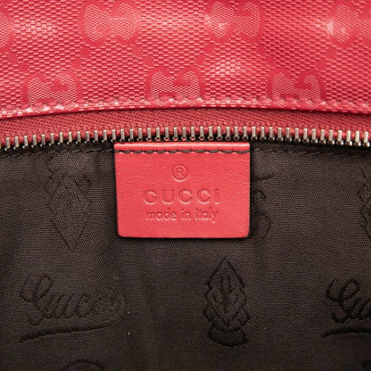 Gucci Ggimprime Red Pink Leather