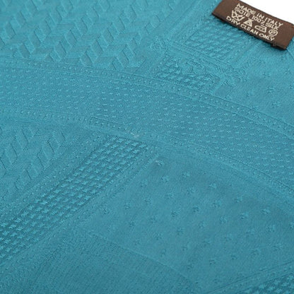 Hermes Maxi Twill All Over Pattern Blue Silk