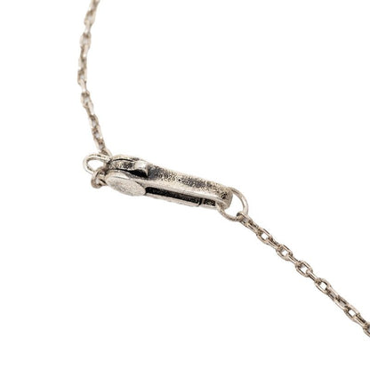 Gucci Cutout Cross Pendant Necklace Silver