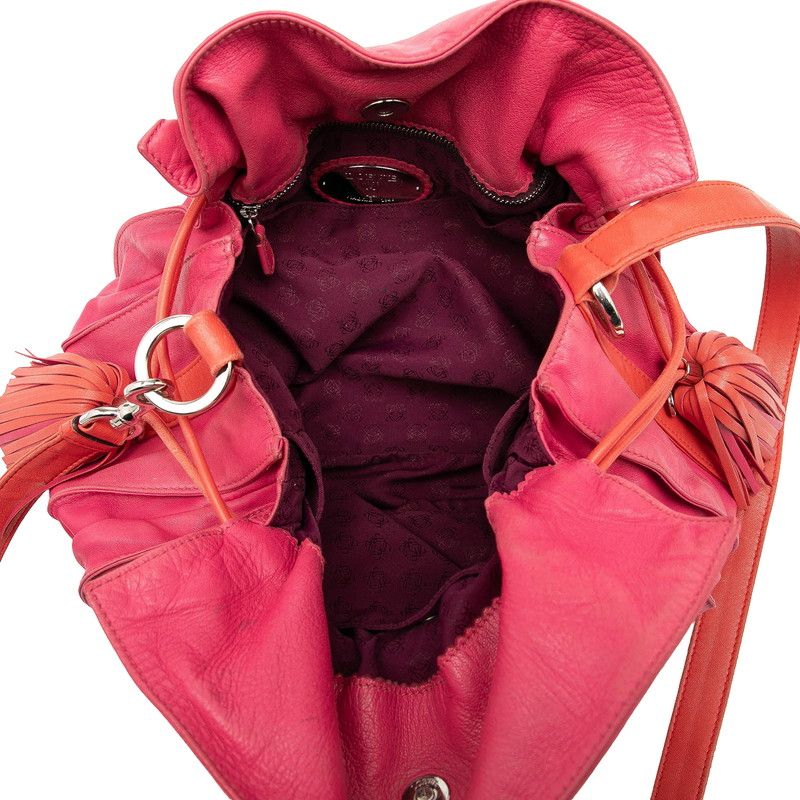 Loewe Anagram Flamenco Tassel Pink Leather