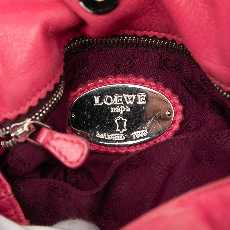 Loewe Anagram Flamenco Tassel Pink Leather
