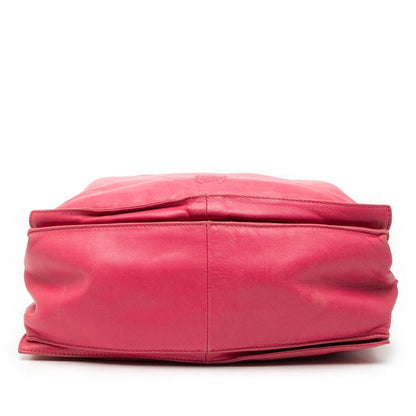 Loewe Anagram Flamenco Tassel Pink Leather