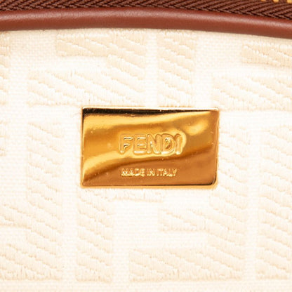 Fendi Selleria Peekaboo Regular 2-Way Shoulder Bag Brown Bold