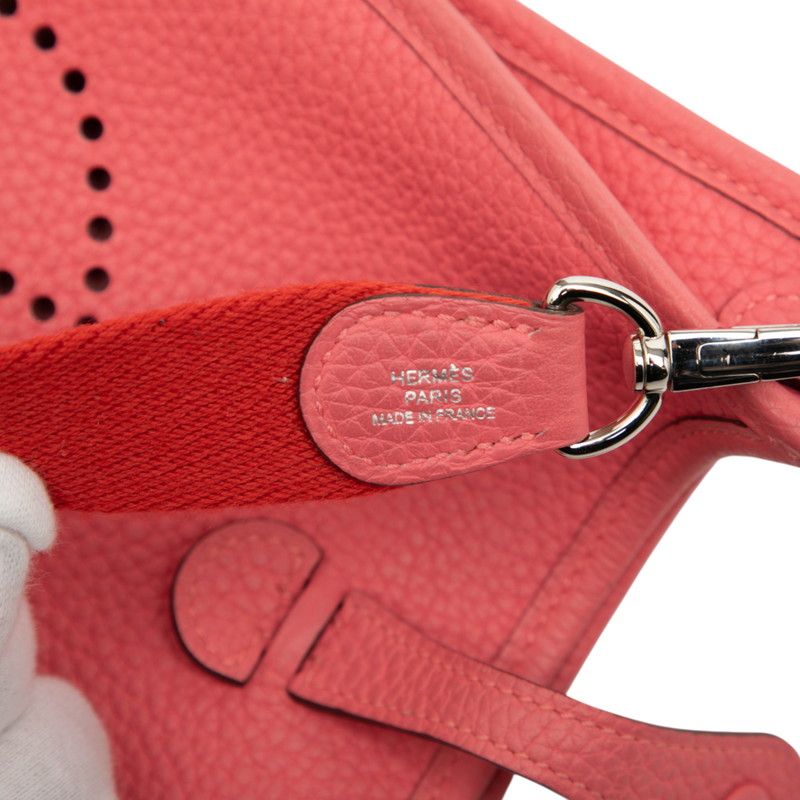Hermes Evelyne Tpm Amazon Crossbody Shoulder Bag Rose Azalea le Jupivoine