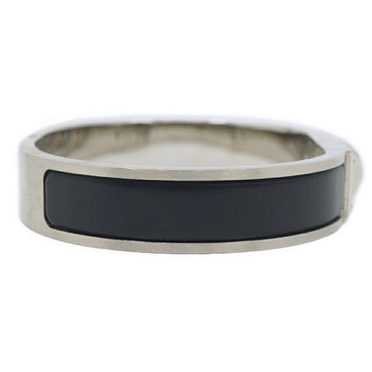 Hermes Kelly Bracelet Bangle Black Silver