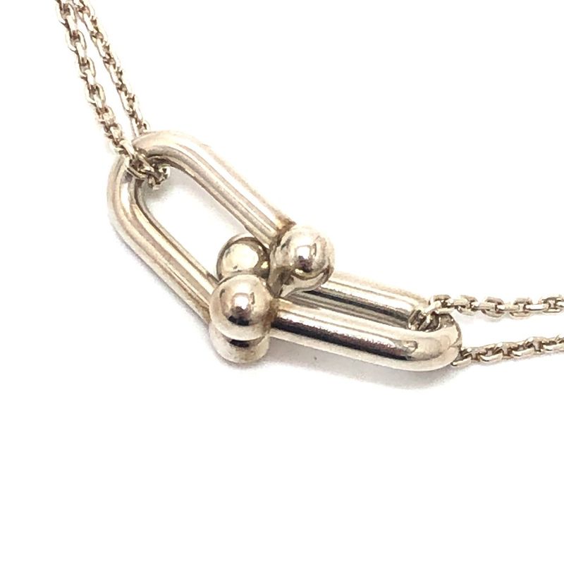 Tiffany & Co. Necklace Double Link Silver