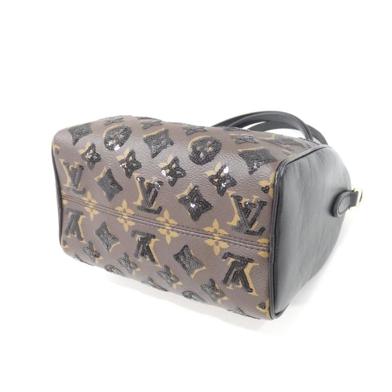 Louis Vuitton Monogram Sequin Speedy Bandouliere Bag