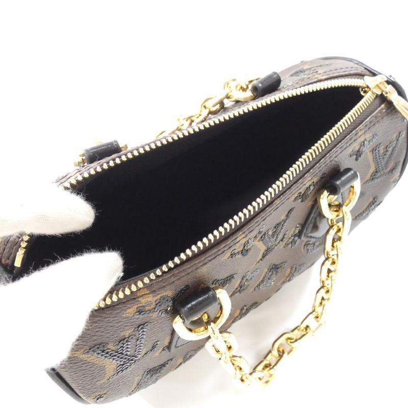 Louis Vuitton Monogram Sequin Speedy Bandouliere Bag