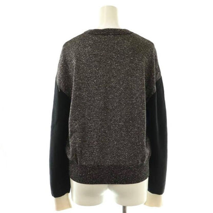 Chanel Cashmere Logo Knit Sweater Long Sleeve Blend 36