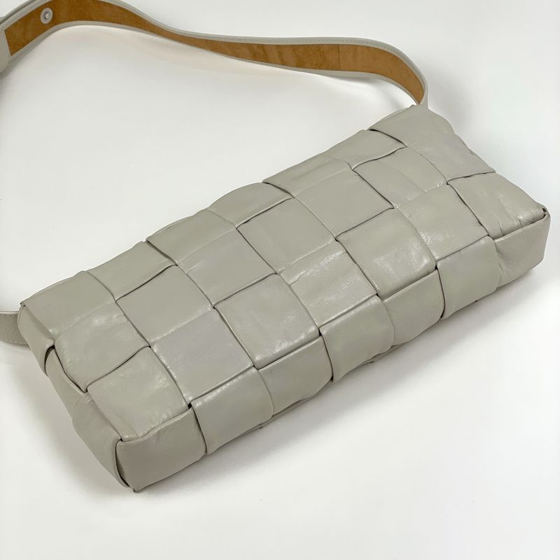 Bottega Veneta Maxi Intrecciato Shoulder Bag Crossbody Leather