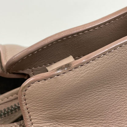 Saint Laurent Downtown Cabas 2-Way Shoulder Bag Leather Pink