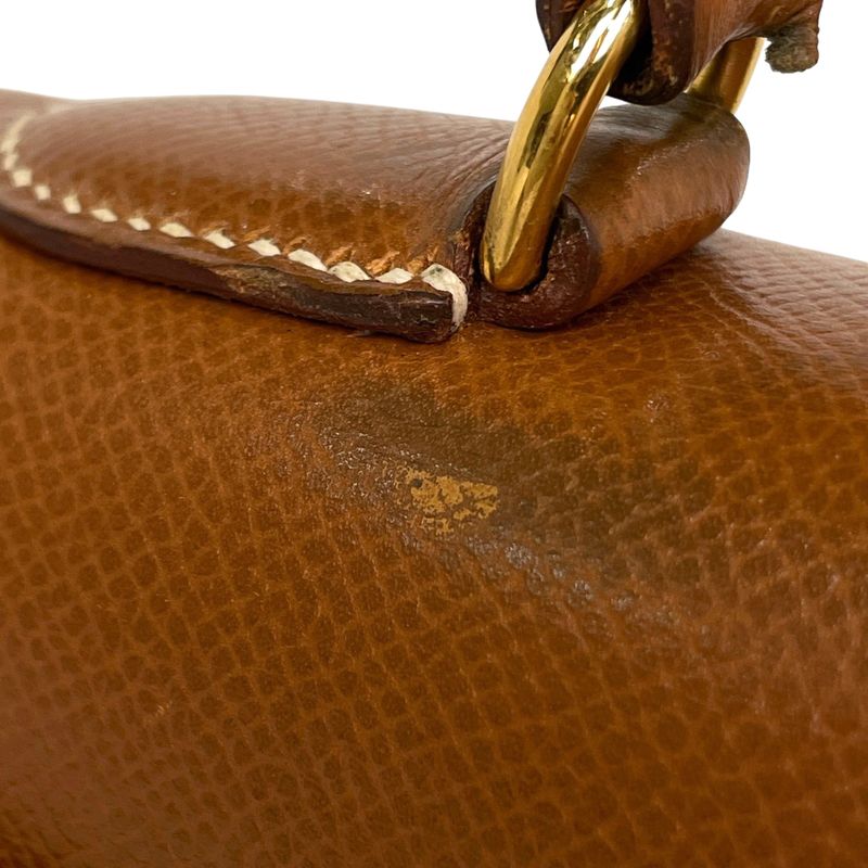 Hermes Kelly 32 Outside Sewing 2-Way Shoulder Bag Courchevel Gold V