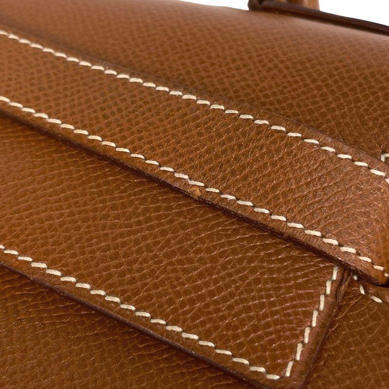 Hermes Kelly 32 Outside Sewing 2-Way Shoulder Bag Courchevel Gold V