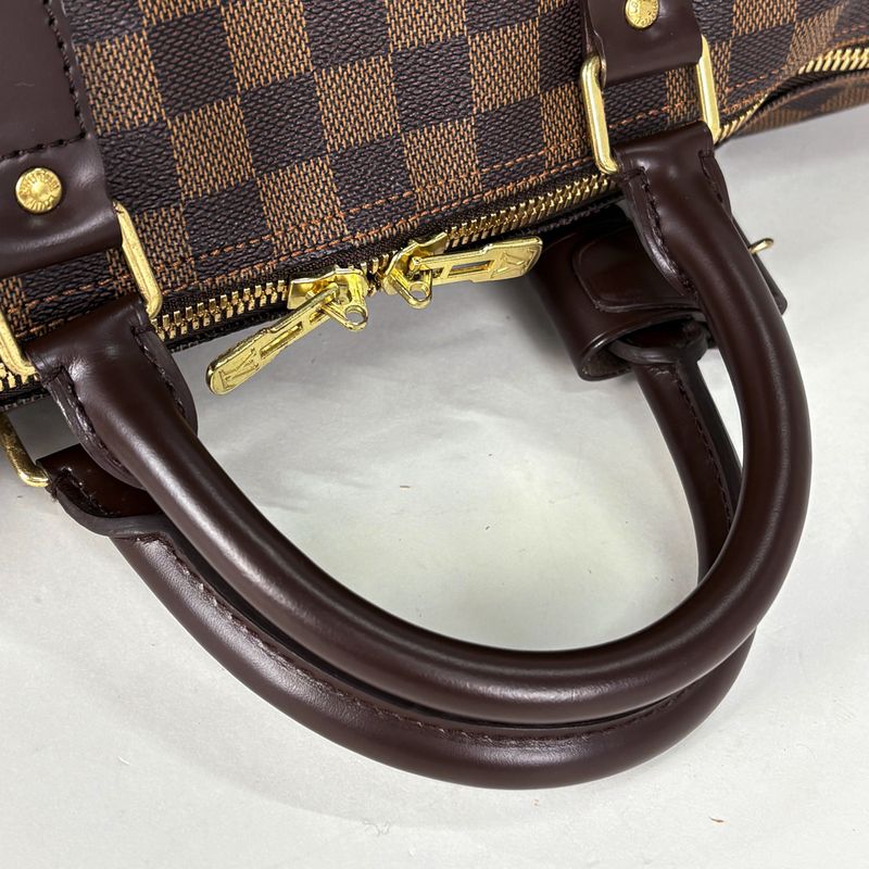 Louis Vuitton Keepall 50 Travel Boston Bag Damier Brown