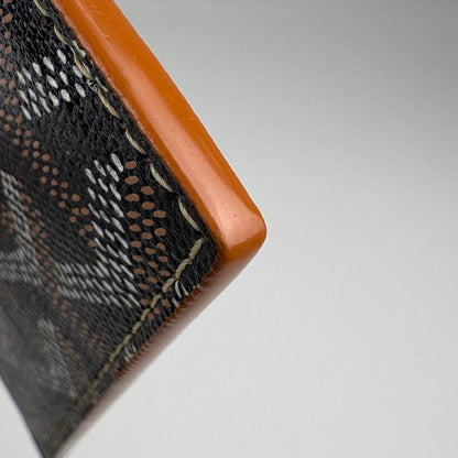 Goyard Logo Card Case Set Era Brown
