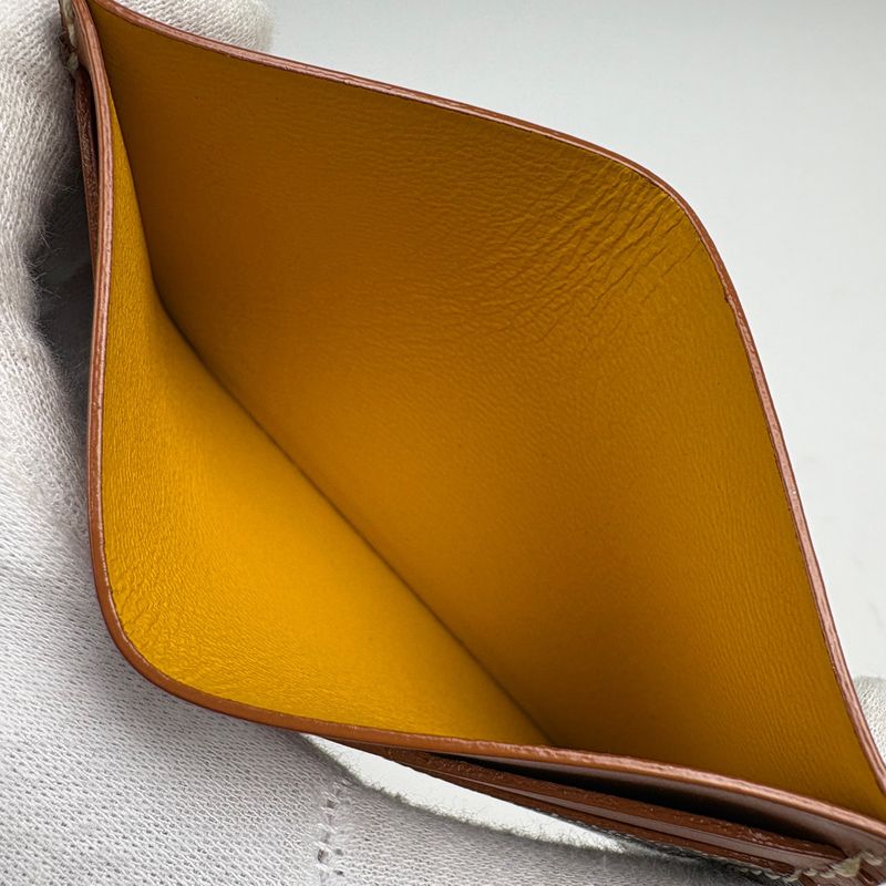 Goyard Logo Card Case Set Era Brown