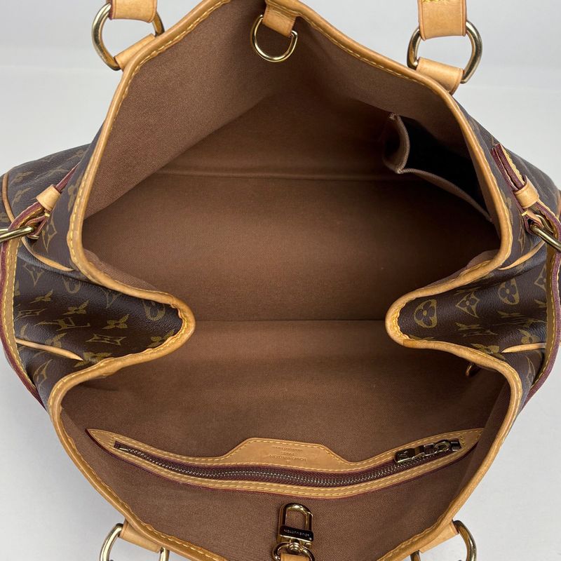 Louis Vuitton Batignolles Oriental Shoulder Bag Tote Monogram Brown