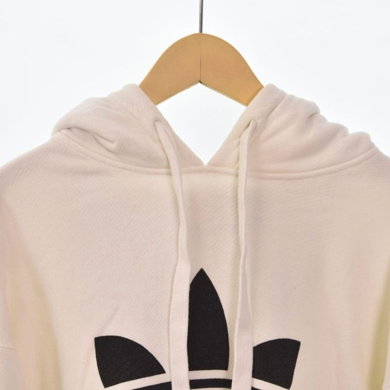Gucci Adidas Logo Sweatshirt Pullover Hoodie L White