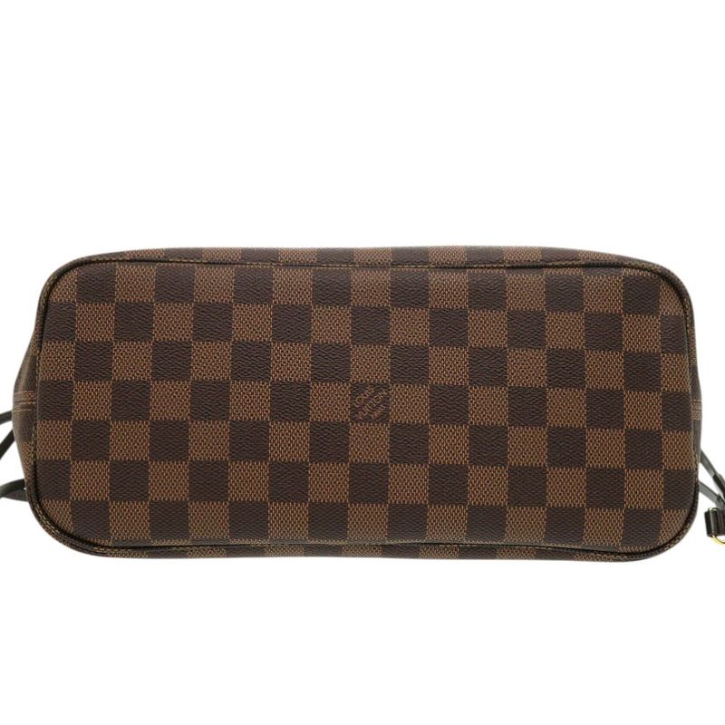 Louis Vuitton Damier with Neverfull PM Pouch Cerise Tote LV