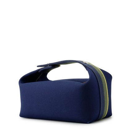 Hermes Pouch Bric-a-Brac PM Pavillon Marine Silver Canvas