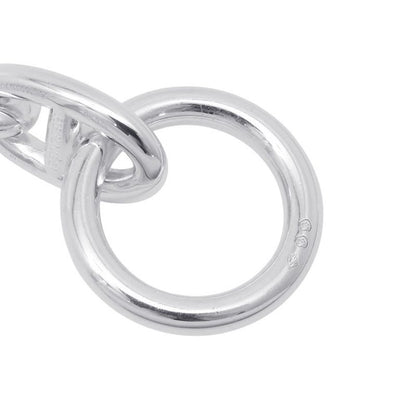 Hermes Bracelet Chaine D'ancre GM 17 Links Silver