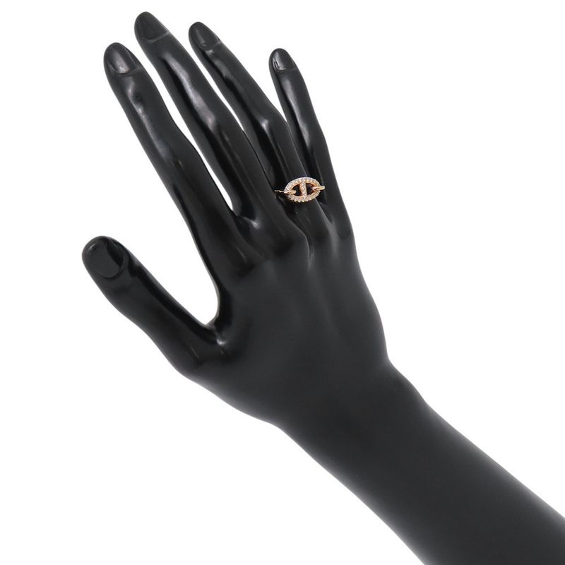 Hermes Ring Farandole Diamond Total 18K Pink Gold
