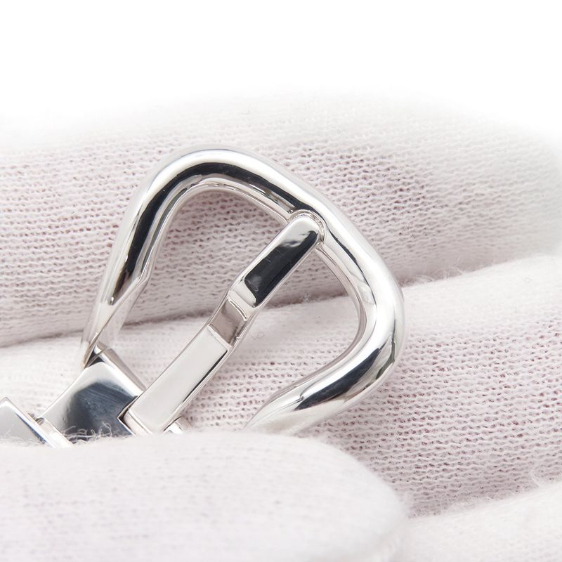 Hermes Necklace Book le Inflexible Silver GM 42