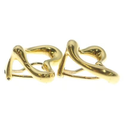 Tiffany & Co. Elsa Peretti Open Heart Earrings Yellow Gold