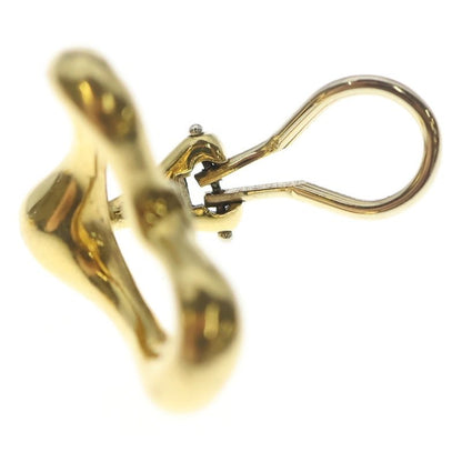 Tiffany & Co. Elsa Peretti Open Heart Earrings Yellow Gold