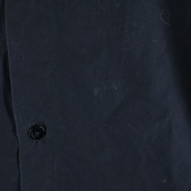 Fendi Zucca Silk Color Long Sleeve Shirt Black