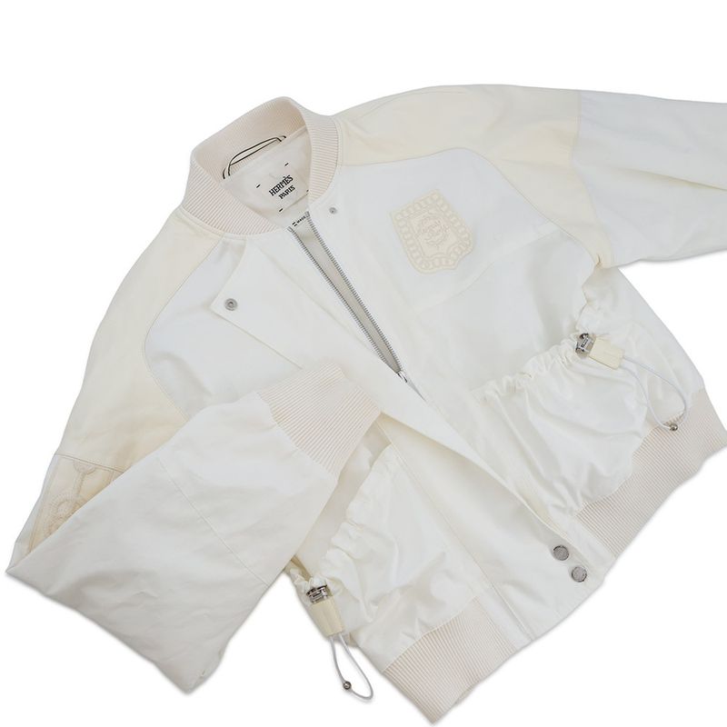 Hermes Jacket Cliquetis Bomber Cotton 38
