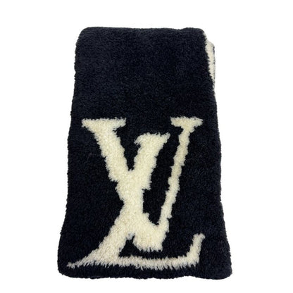 Louis Vuitton Confit Muffler Black Scarf
