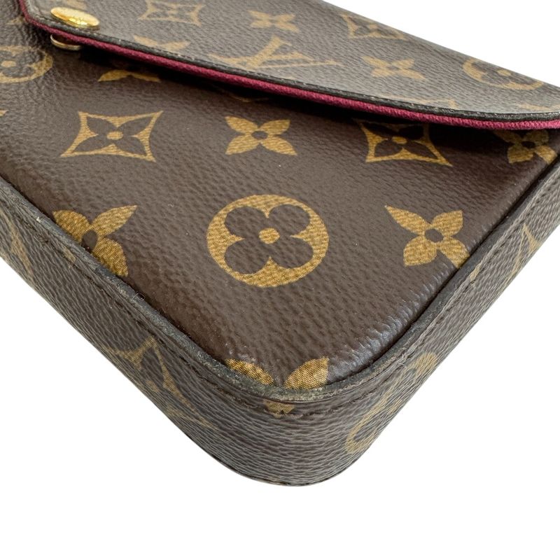 Louis Vuitton 2-Way Chain Shoulder Pochette Felicity Bag