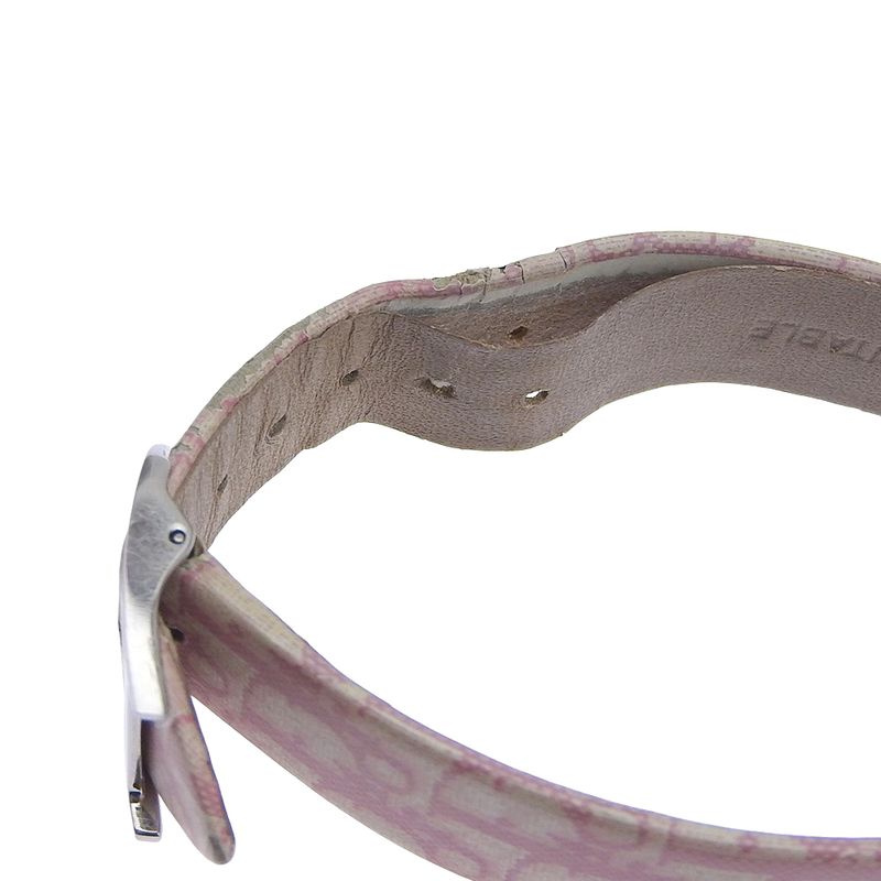 Dior Christian Maris Stainless Steel Leather Quartz Analog