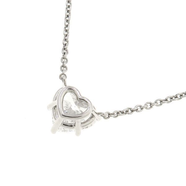 Harry Winston Heart Shape Solitaire Pendant Necklace